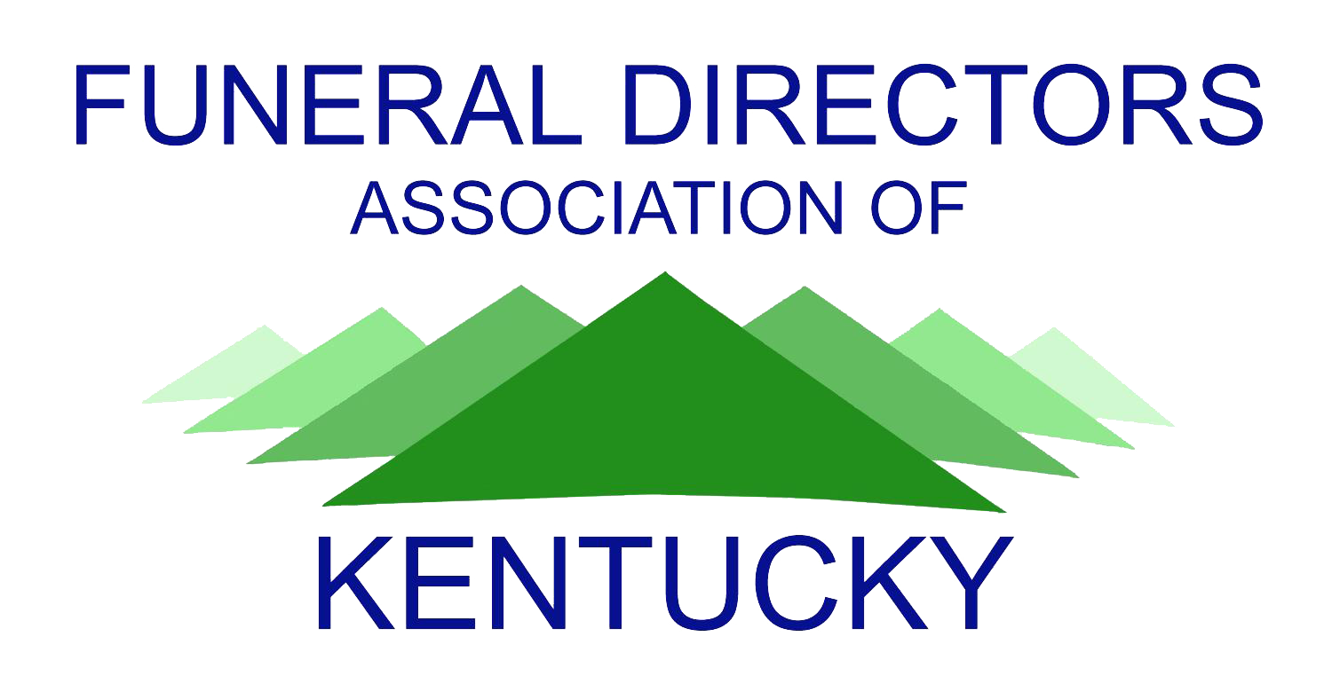 The logo for the funeral directors association of kentucky