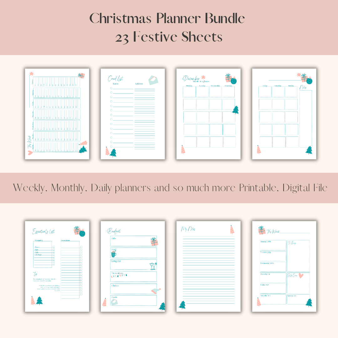 Christmas Planner Bundle