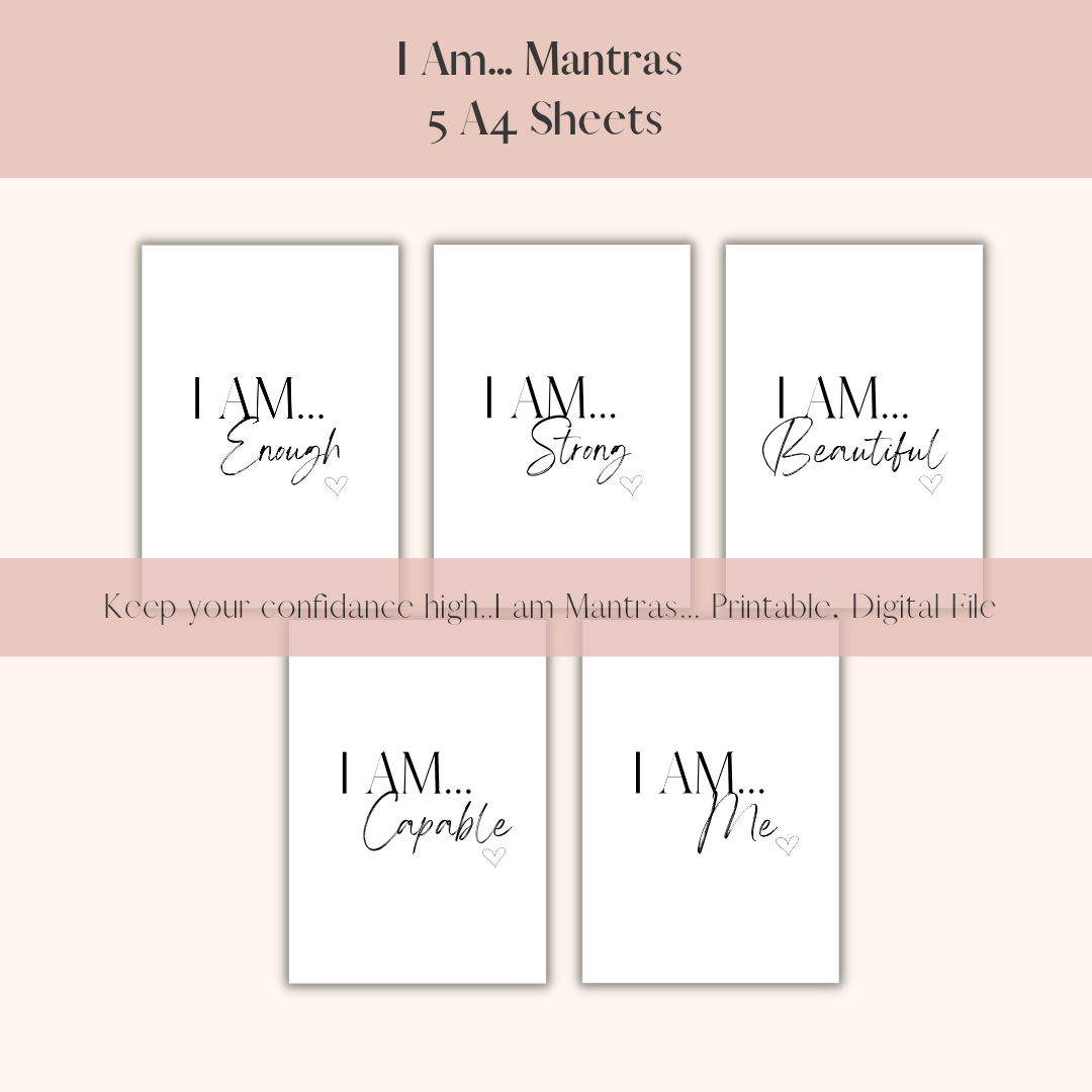I Am Quote - Wall Art