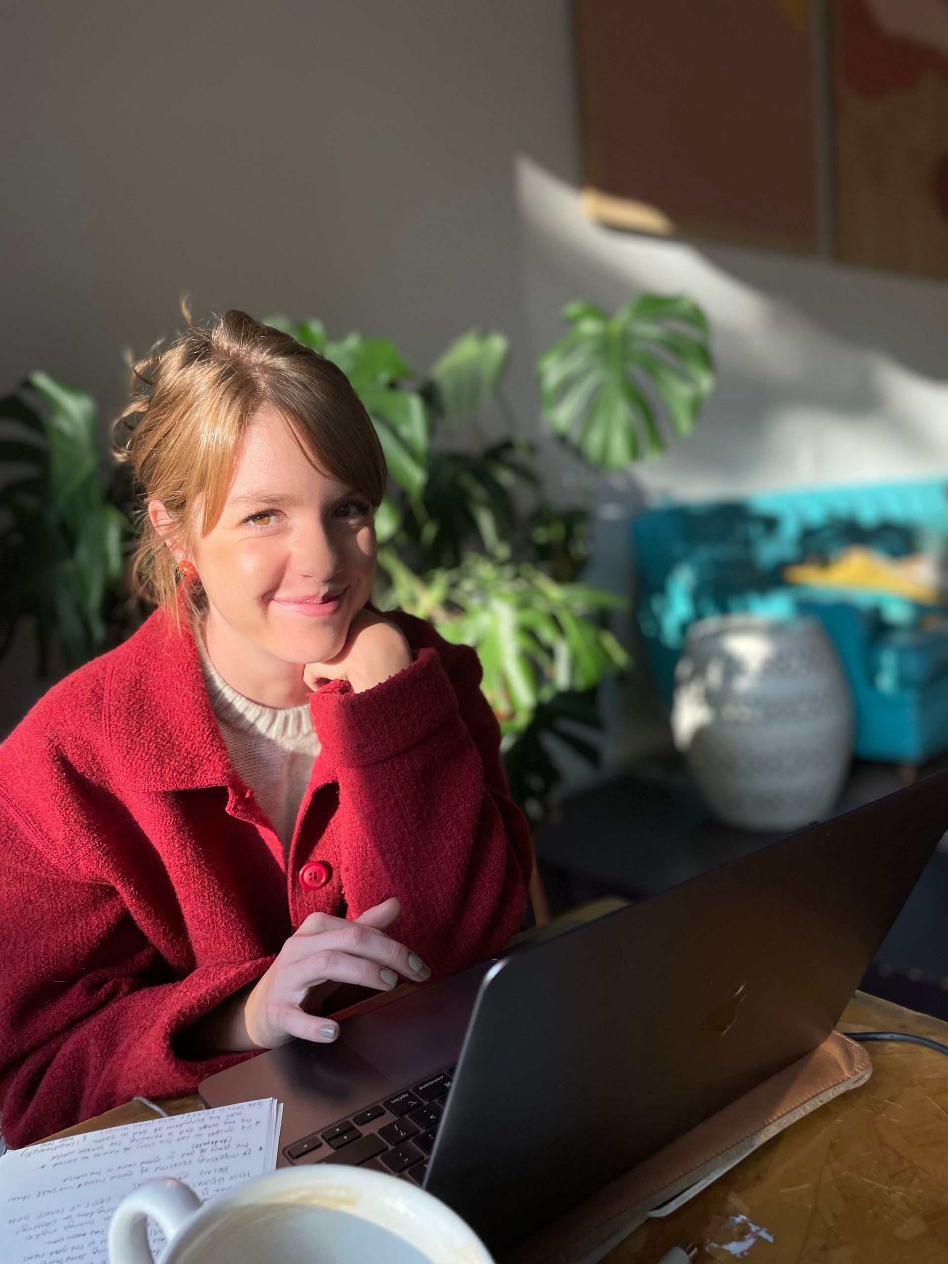 A woman ready to build your website and brand in Boise,  Idaho