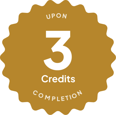 Badge: 4 Credits Upon Completion