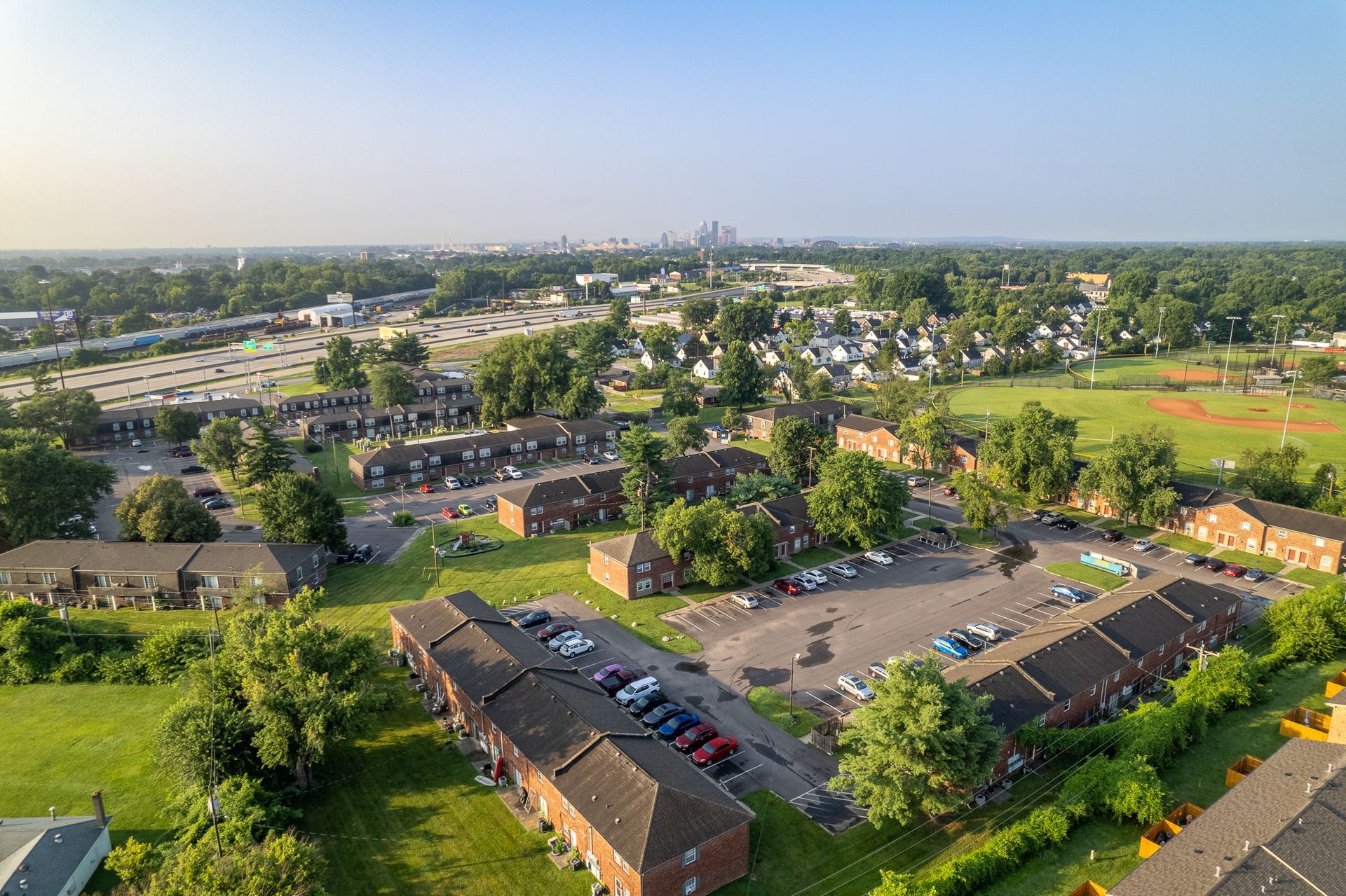 aerial view