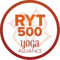 A logo for the ryt 500 yoga alliance