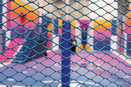 Chain link fence in Apex, NC