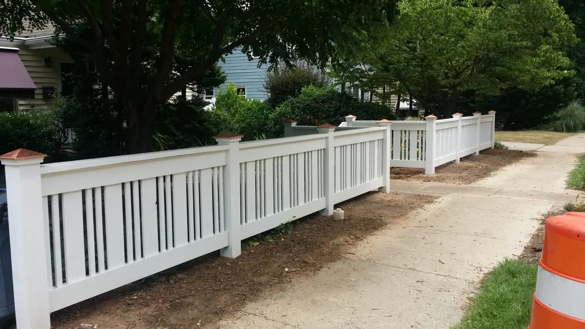 Privacy fence around pool in Wake Forest, NC