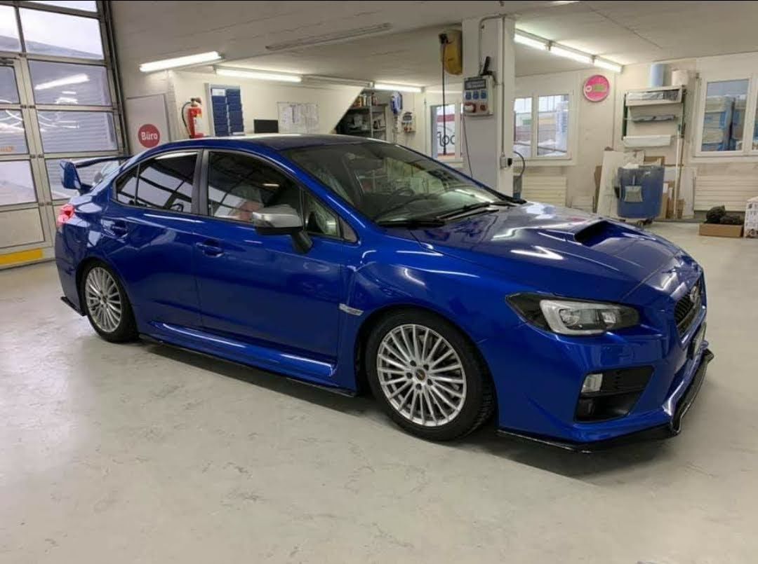 blaues auto