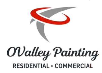 OValley Painting logo with red and gray swoosh, “RESIDENTIAL • COMMERCIAL” text