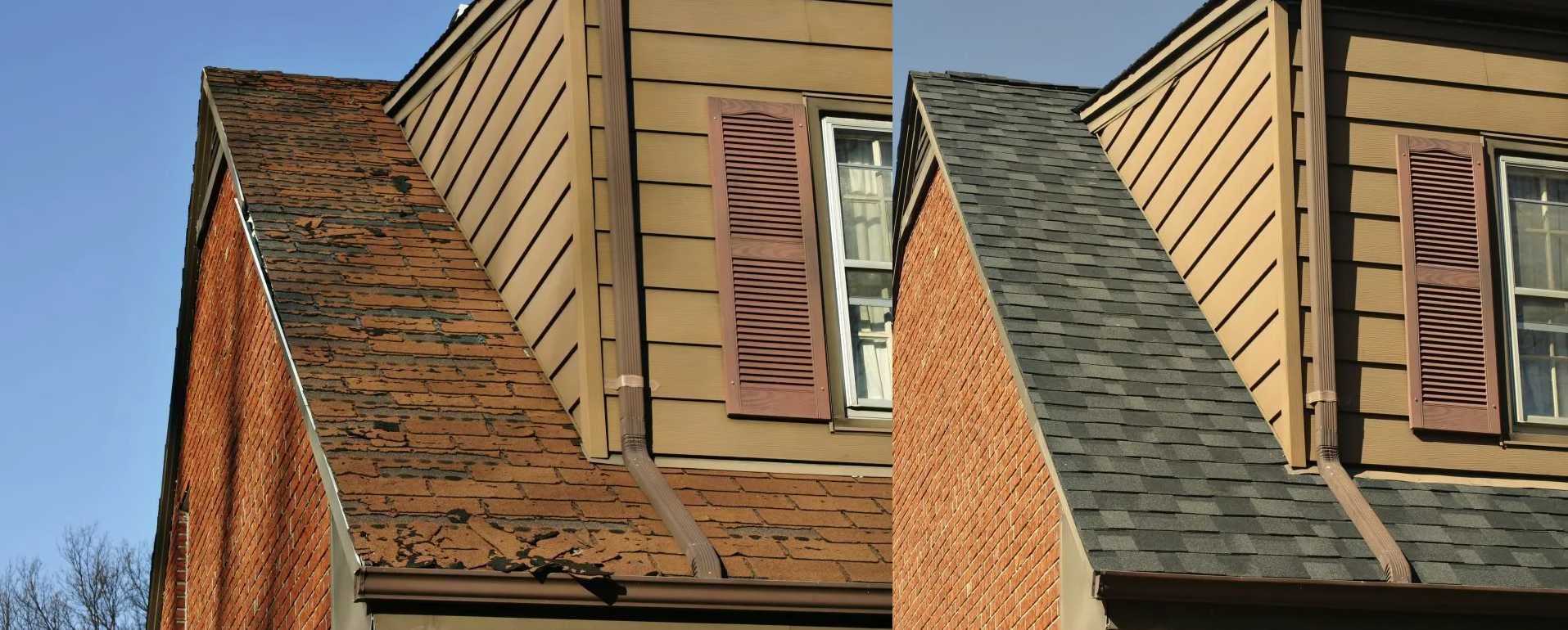 roof before and after