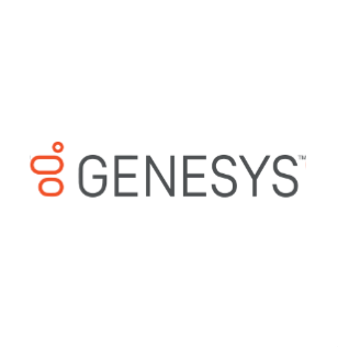 The genesys logo is on a white background.