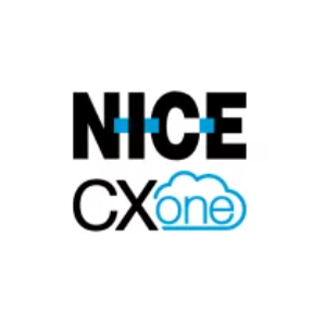 A nice cxone logo on a white background