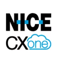 A logo for a company called nice cxone