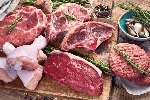 Various Fresh Meats on a Chopping Board— Byron Bay Pork & Meats Butchery in Byron Bay, NSW