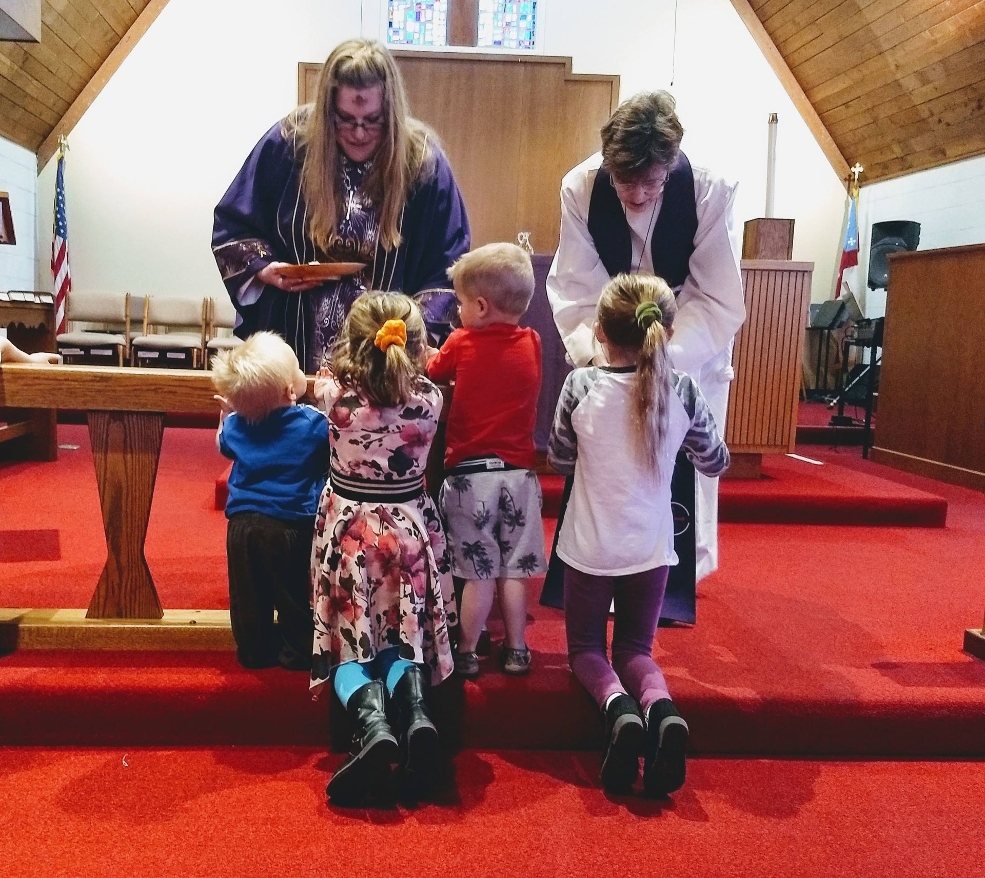 Children at Alter