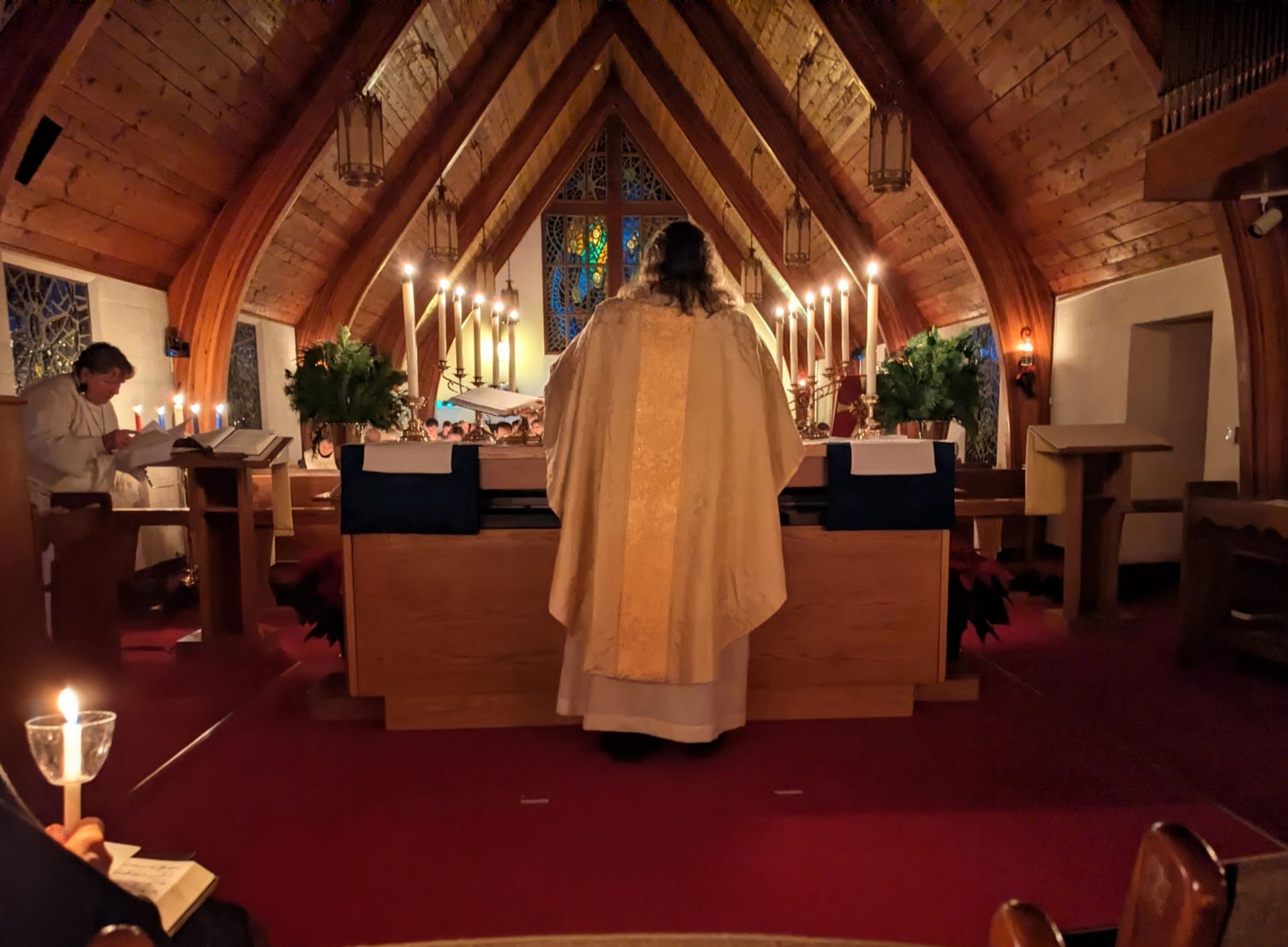 Priest at Alter