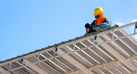 Metal Roofing Terrace Installation