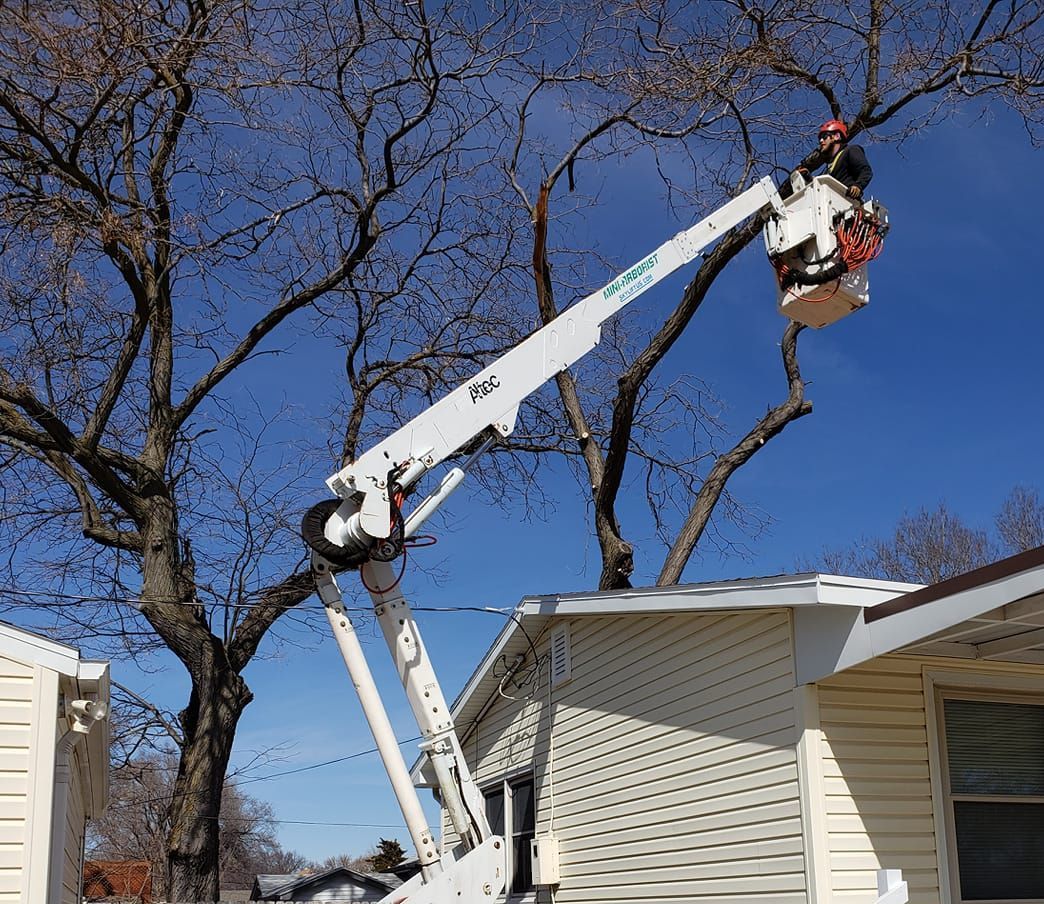 Group Of Utility Trucks — Grand Isle, NE — Leetch Tree Services Group Of Utility Trucks — Grand Isle, NE — Leetch Tree Services