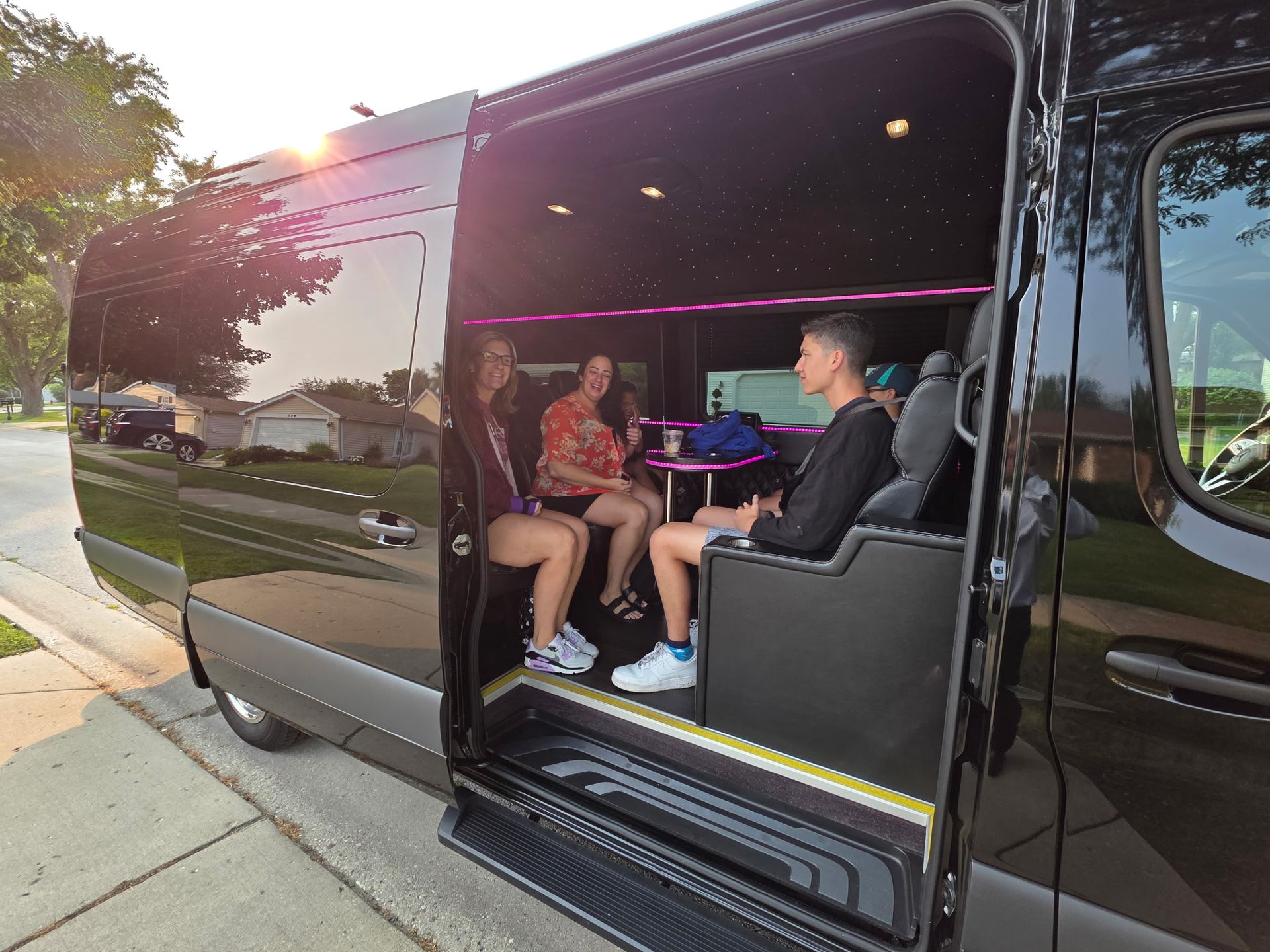Chauffeured Sprinter van for Chicago airport group transportation