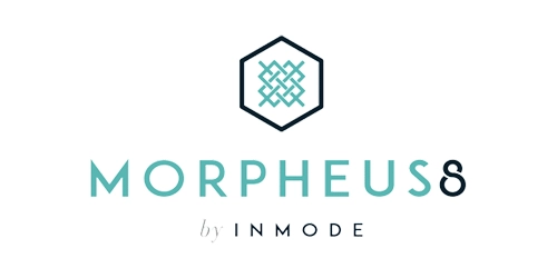 Logo for Morpheus8, radio frequency technology used by med spa, Monaco MedSpa, Miami, FL. Link to Morpheus8 Face, Eyes & Neck page.