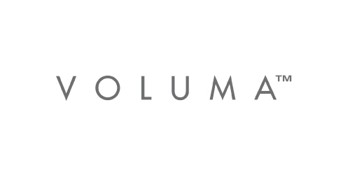 Logo for Voluma, a dermal filler used by med spa, Monaco MedSpa, Miami, FL. Link to Dermal Fillers.