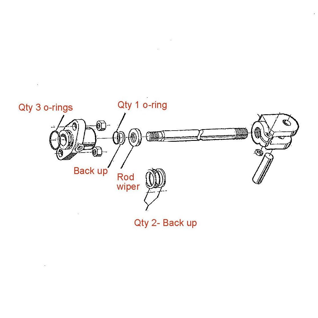Seal Kit-Hydraulic Brake