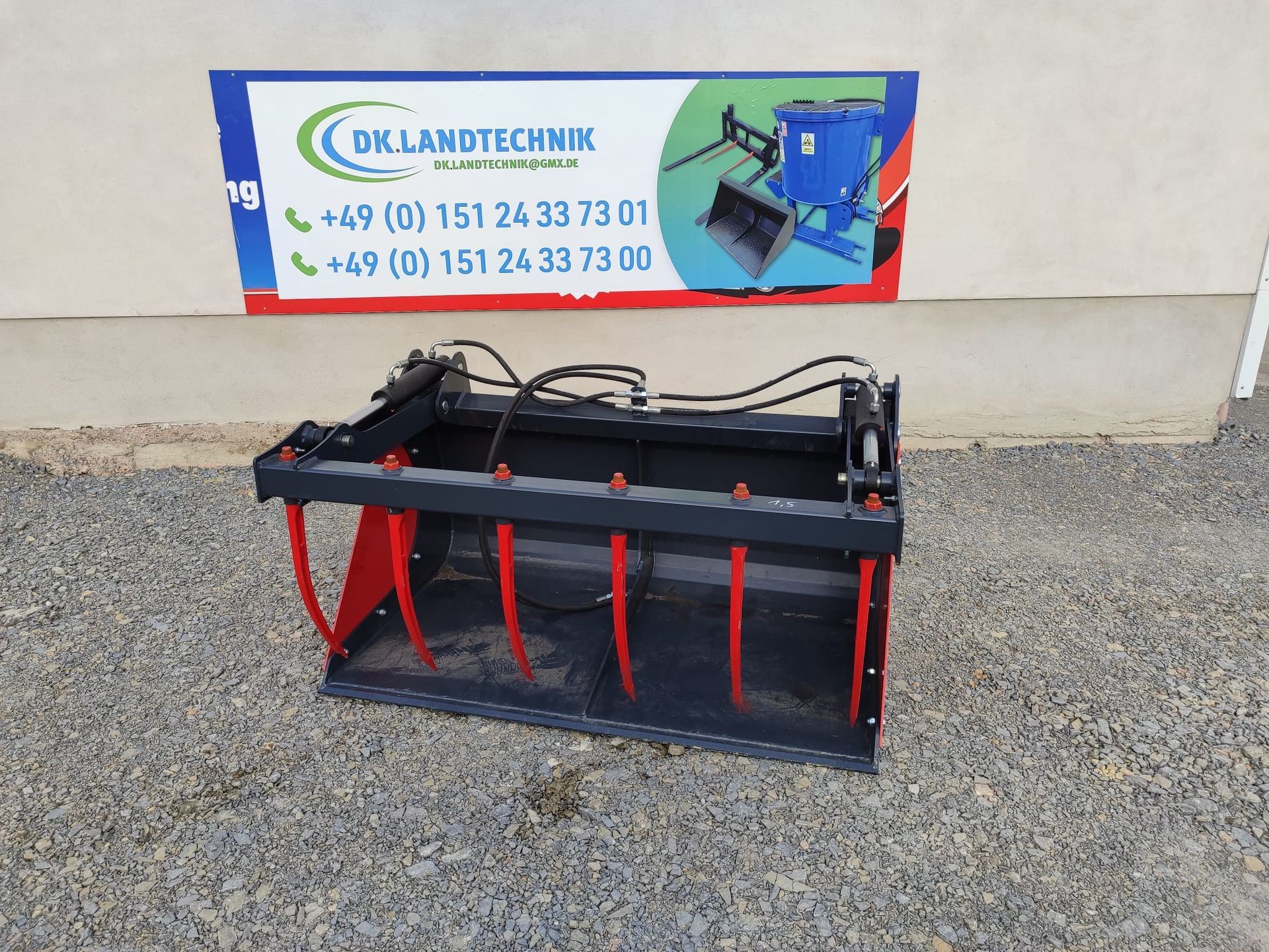 Łyżka chwytakowa 1,5 m – 2 cylindry – Weidemann