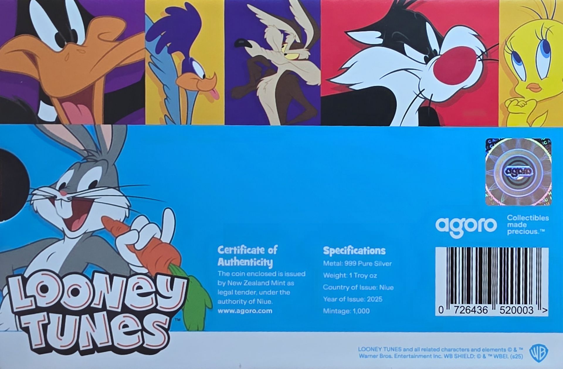 Looney Tunes Batman Comic-Astuccio Triplo FAN 2.0