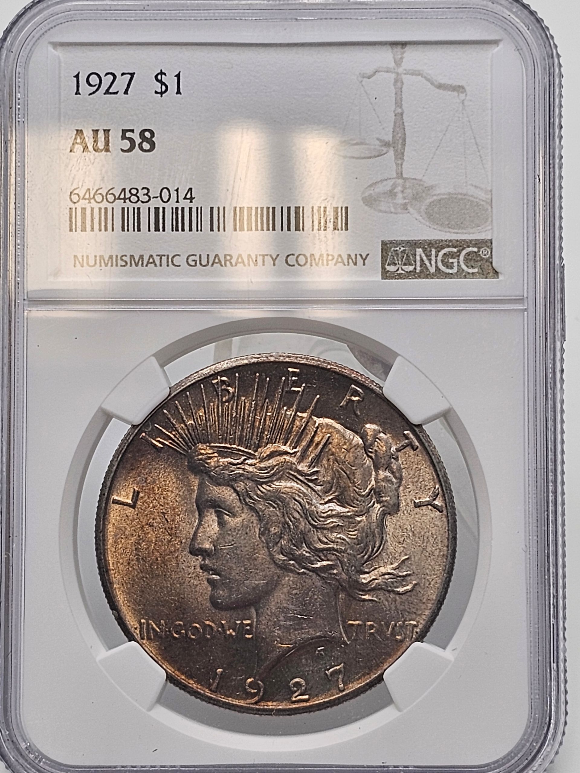 アクセサリー careering tripster peace piece SV/YW 2023 $1 Peace Silver Dollar Director's Strike COA #192 NGC MS70