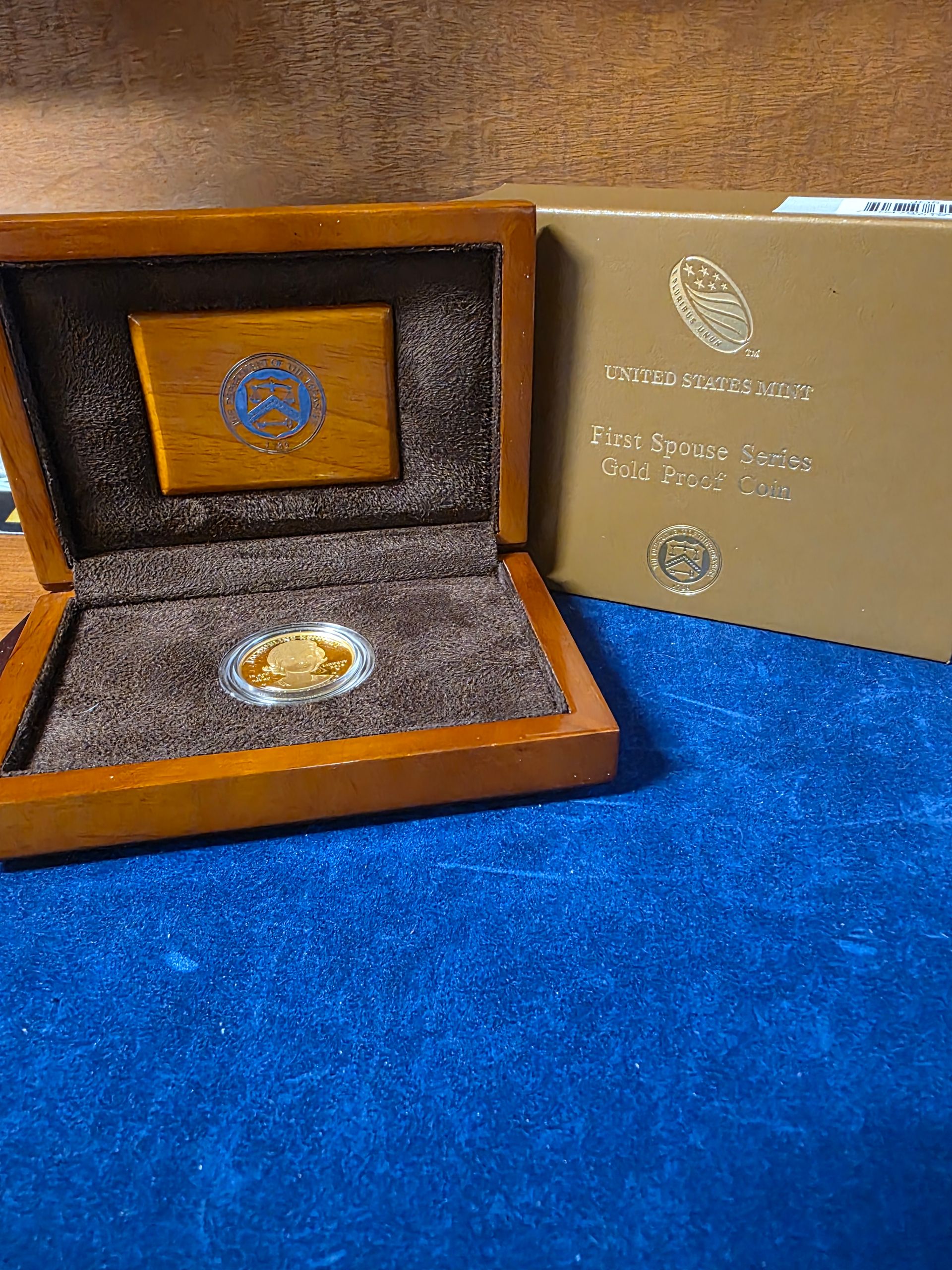 2015 W 1/2 Oz Gold Proof $10 First Spouse Jacqueline Kennedy Coin