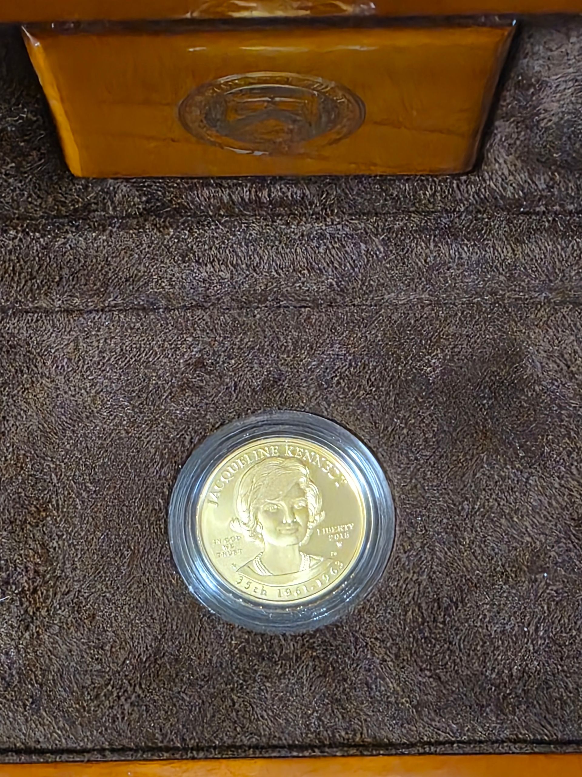 2015 W 1/2 Oz Gold Proof $10 First Spouse Jacqueline Kennedy Coin