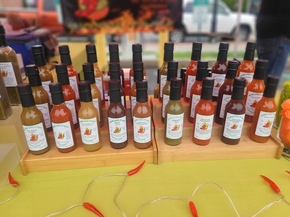 Assorted Bottles Of Hot Sauce Assorted Bottles of Hot Sauce