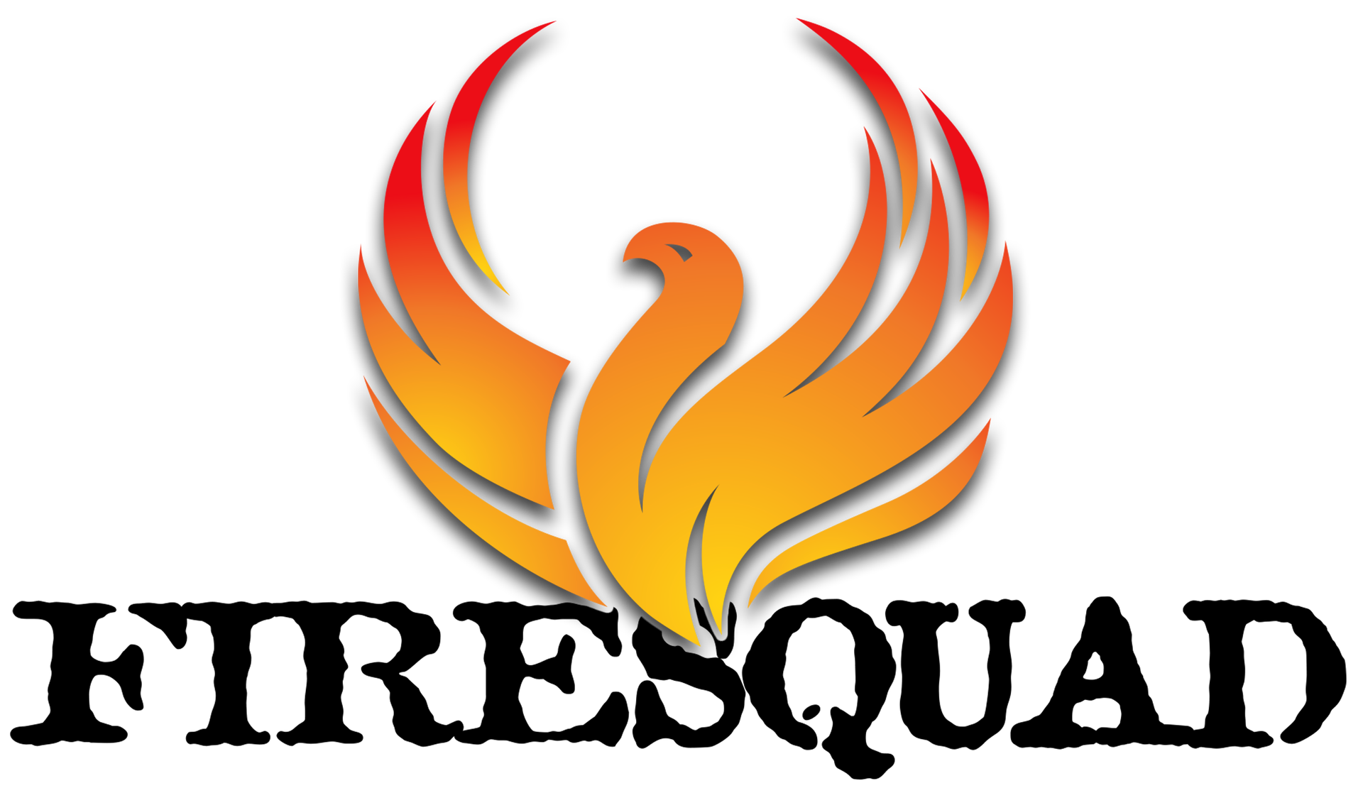 Fiery phoenix emblem above 