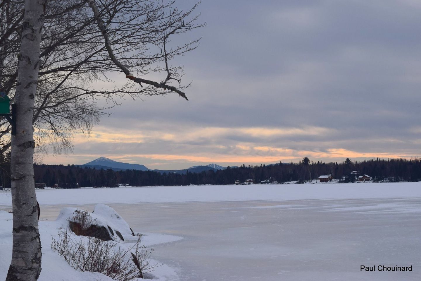 Snow covered Neal Pond