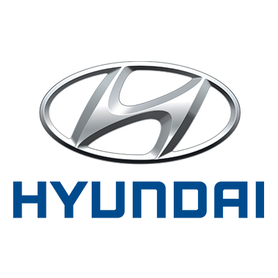 The hyundai logo is shown on a white background.