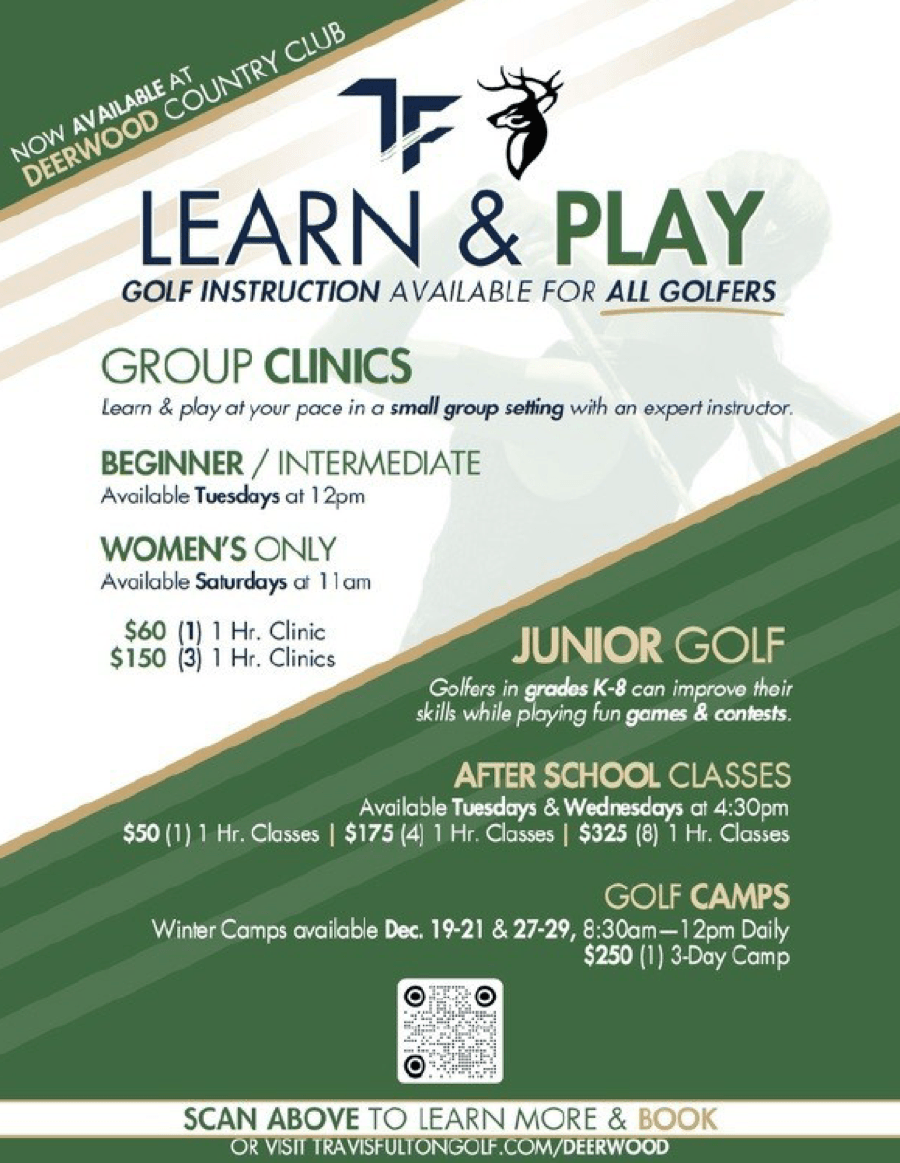 Golf instruction flyer: 