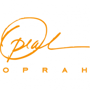 Orange Oprah logo on a white background