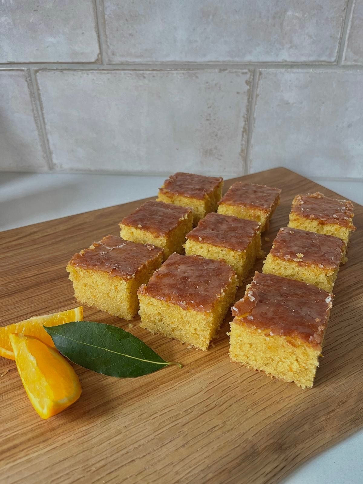 Italian Citrus and Bay Infused Cake