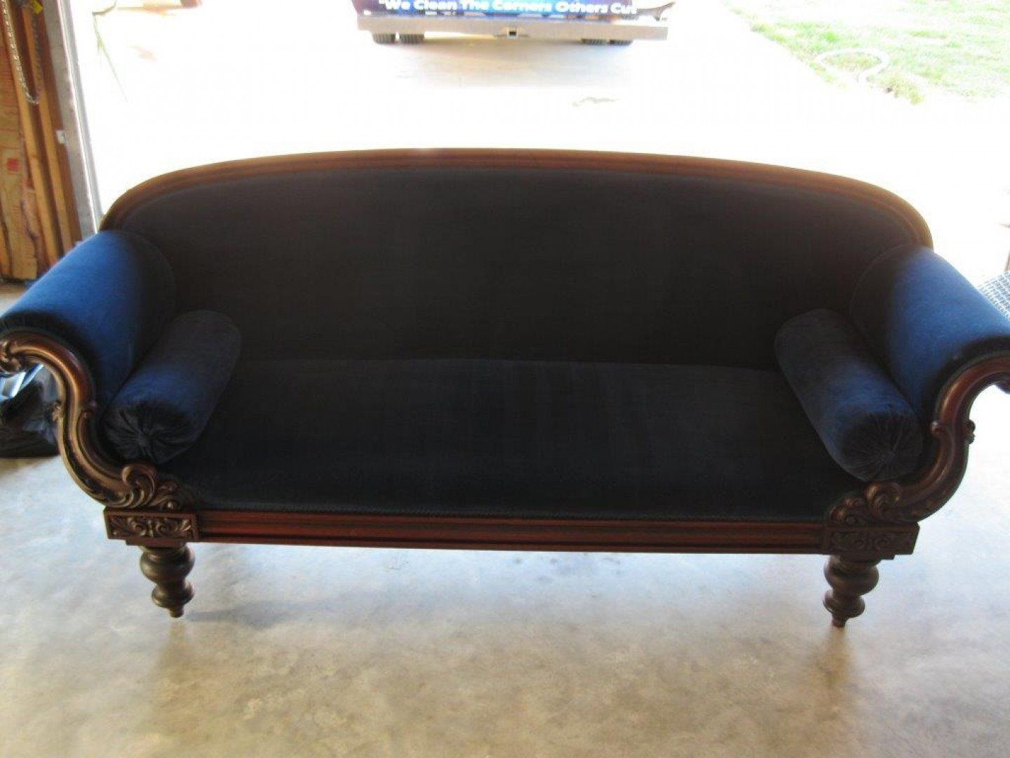 Cleaning a couch