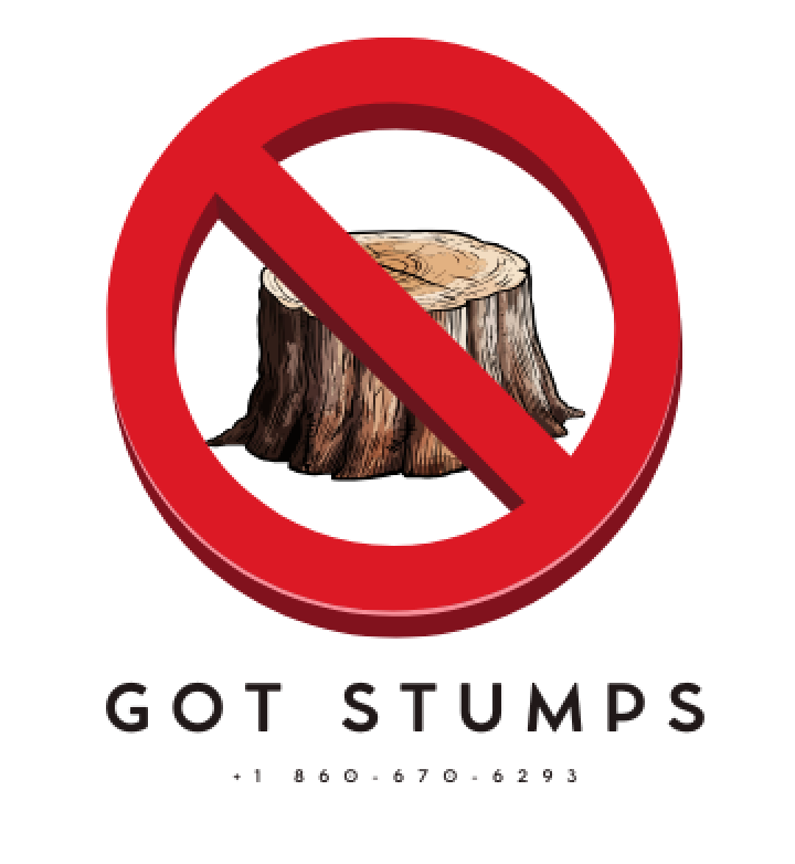 The green text "Got Stumps" features a realistic tree stump replacing the letter "u" in "Stumps."