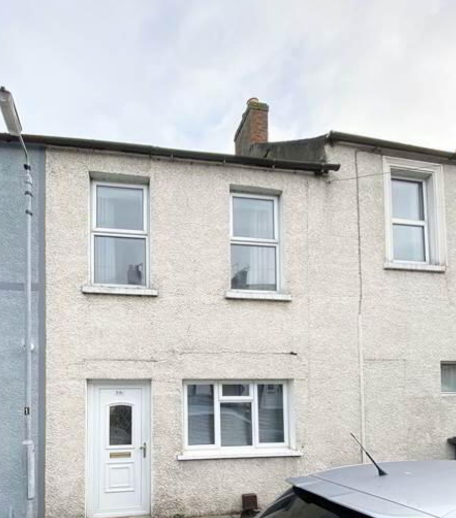 Terraced house front