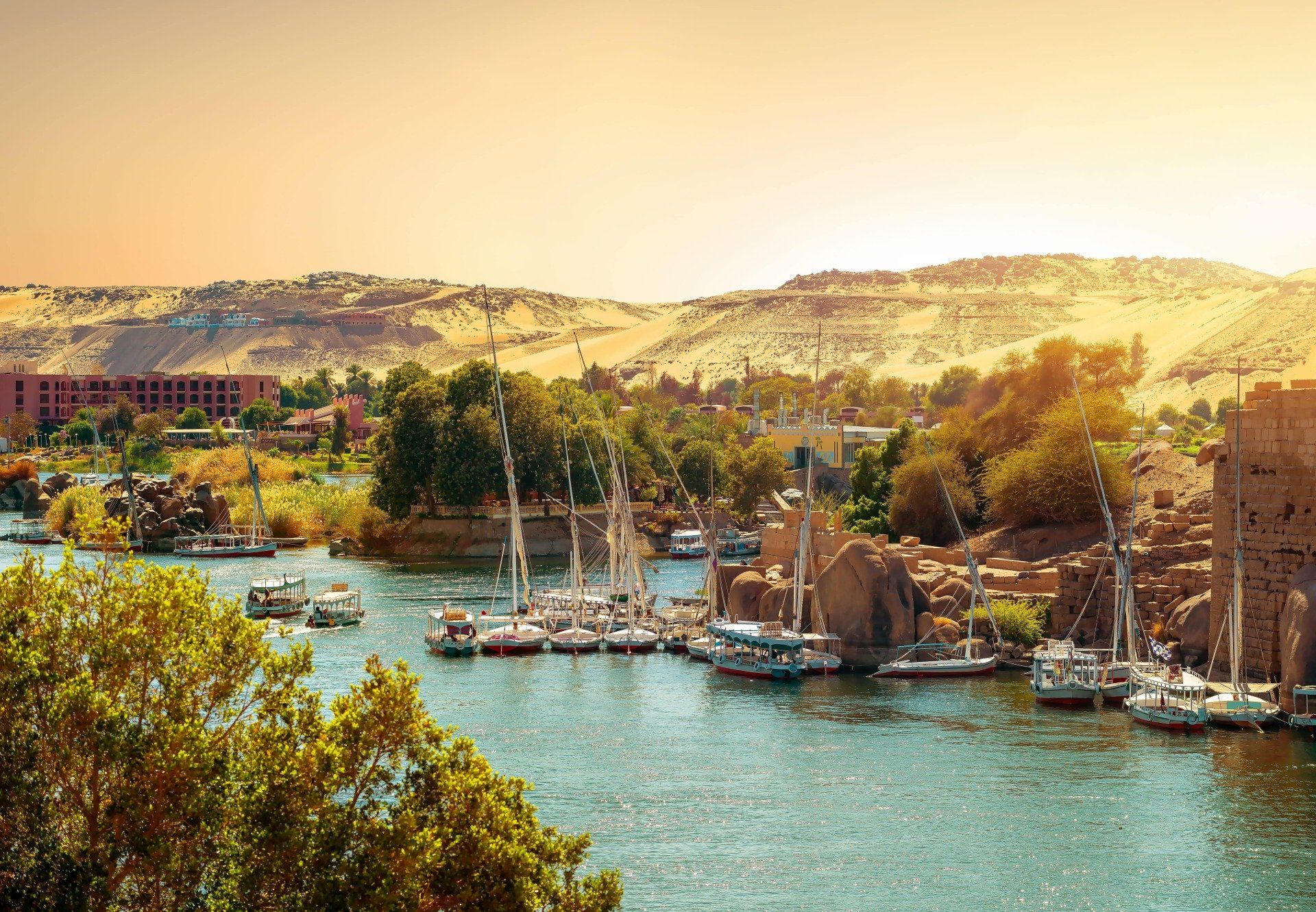 Nile River, Aswan, Egypt