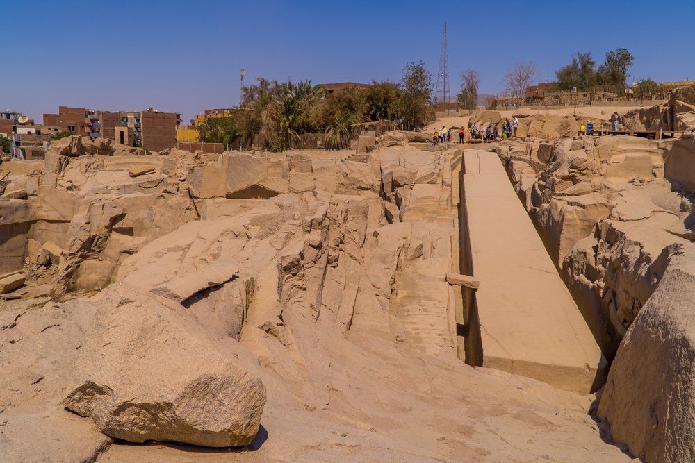 Unfininished obelisk in Aswan