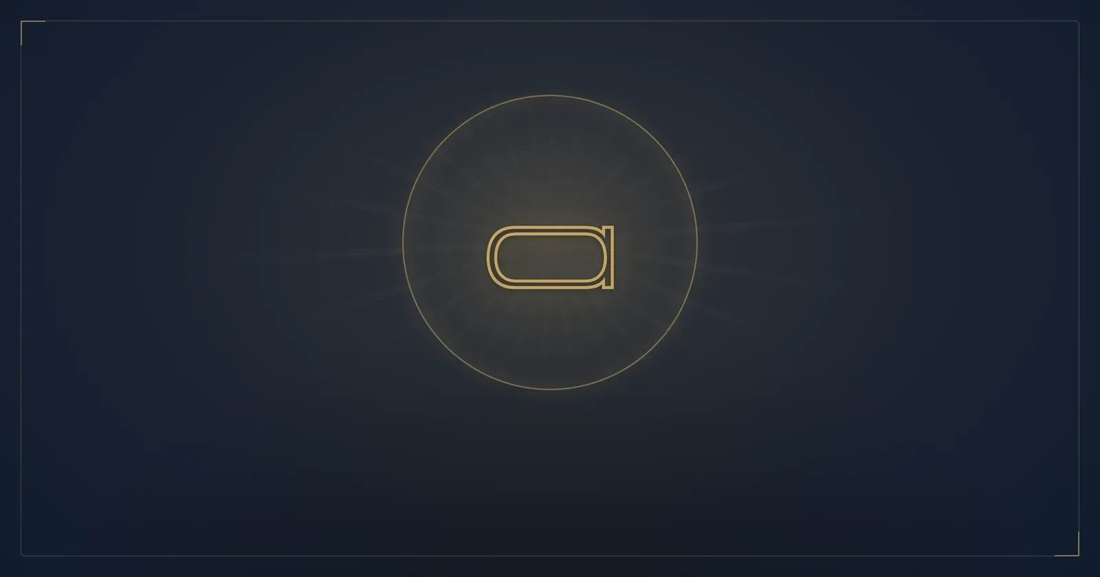 Gold ancient Egyptian cartouche name-ring hieroglyph over a rising sun on deep navy — Pyramids Land 