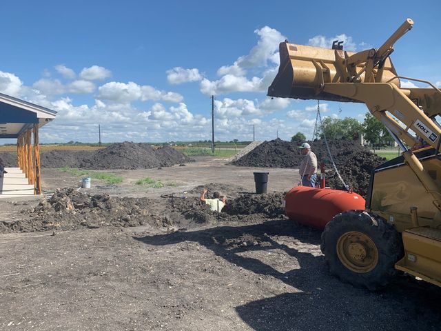 Installing Container | Martindale, TX | Martindale Guadalupe Gas Company