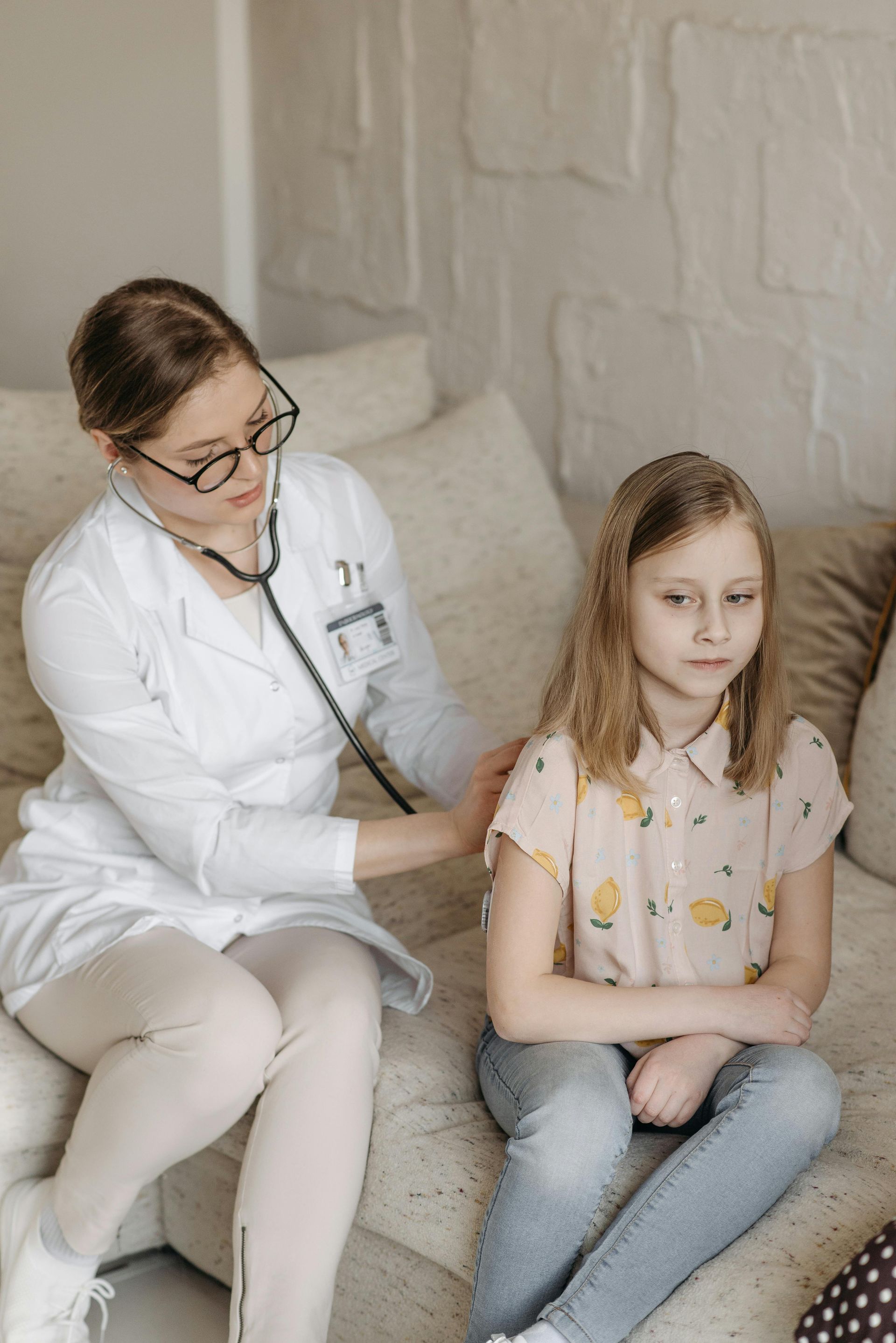 Sick Child receiving expert care from Locust Grove Pediatrics