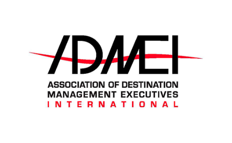 ADMEI logo: Black text with red accent. The words 