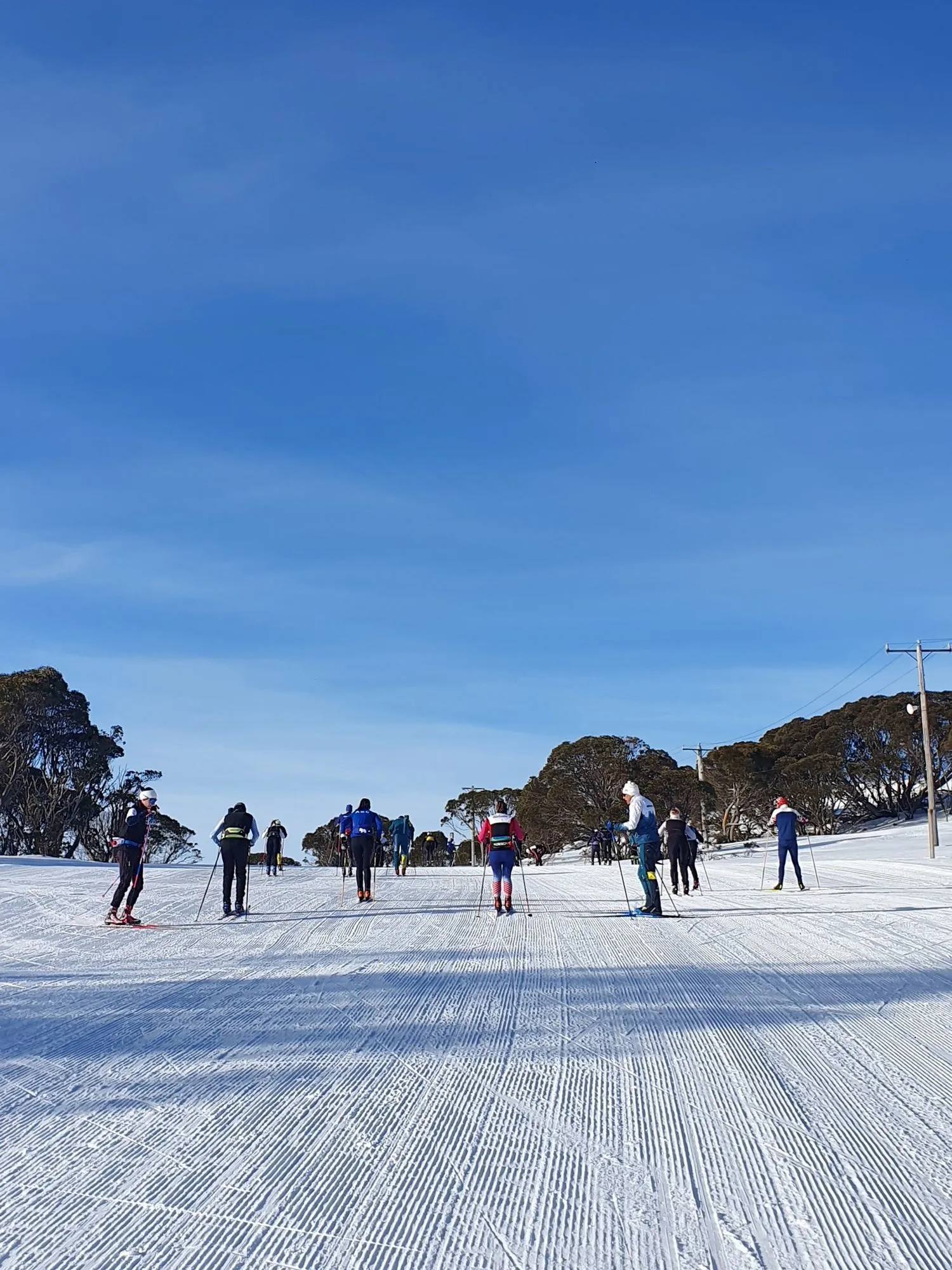 skiing