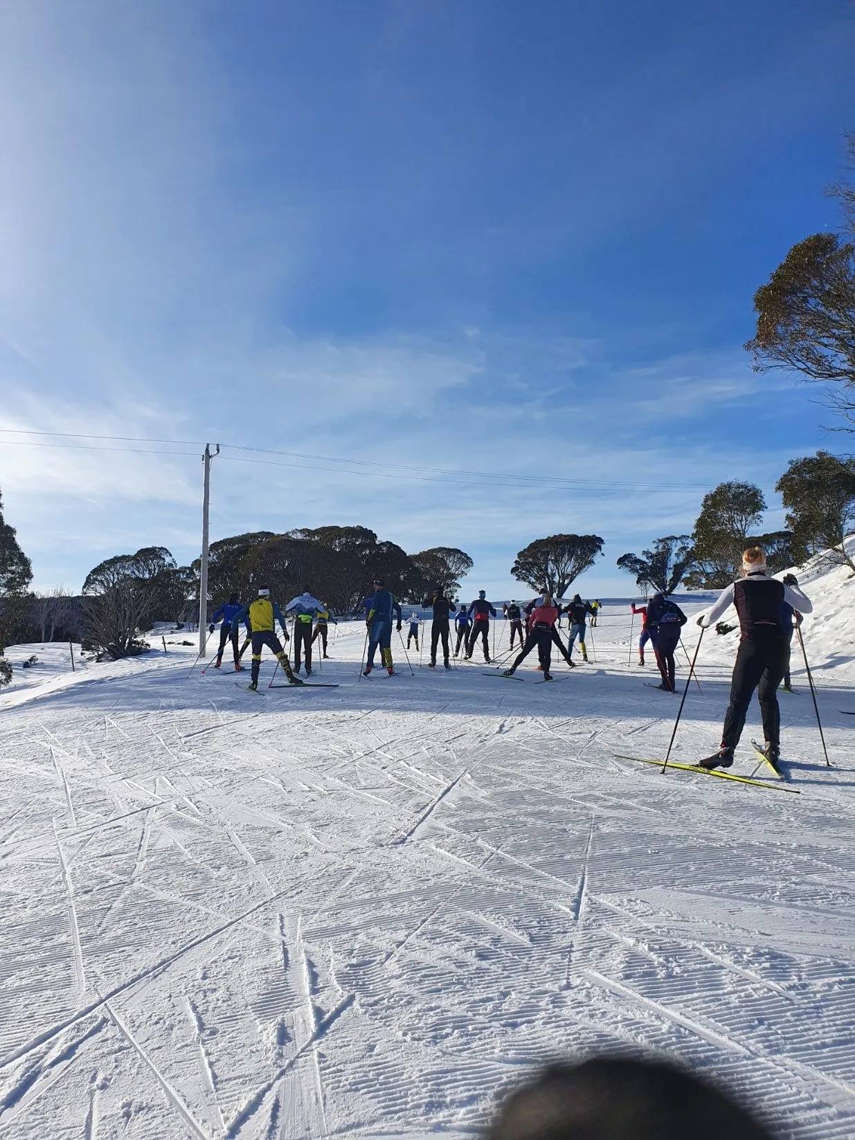 skiing