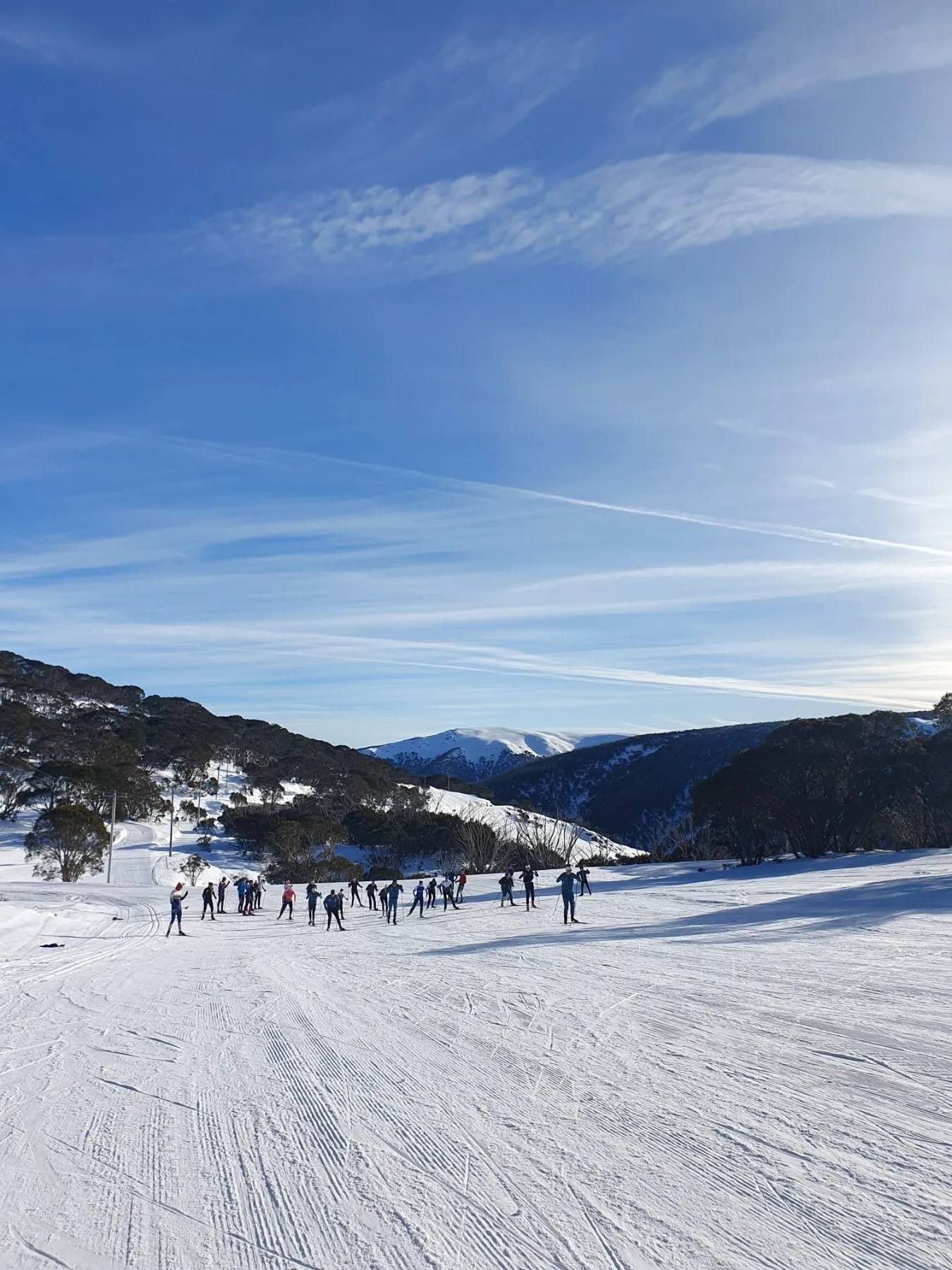 skiing