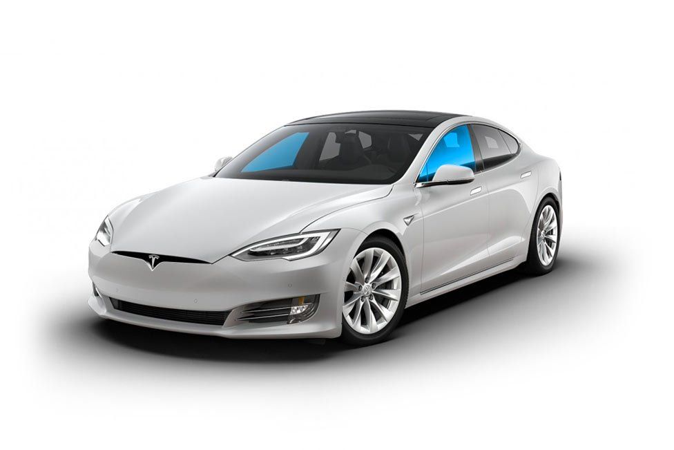 tesla window tinting front 2 windows
