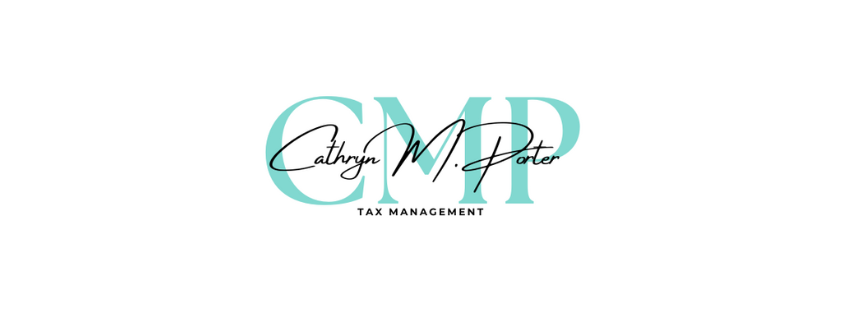Logo with teal and black cursive text on a white background, with a small website URL underneath